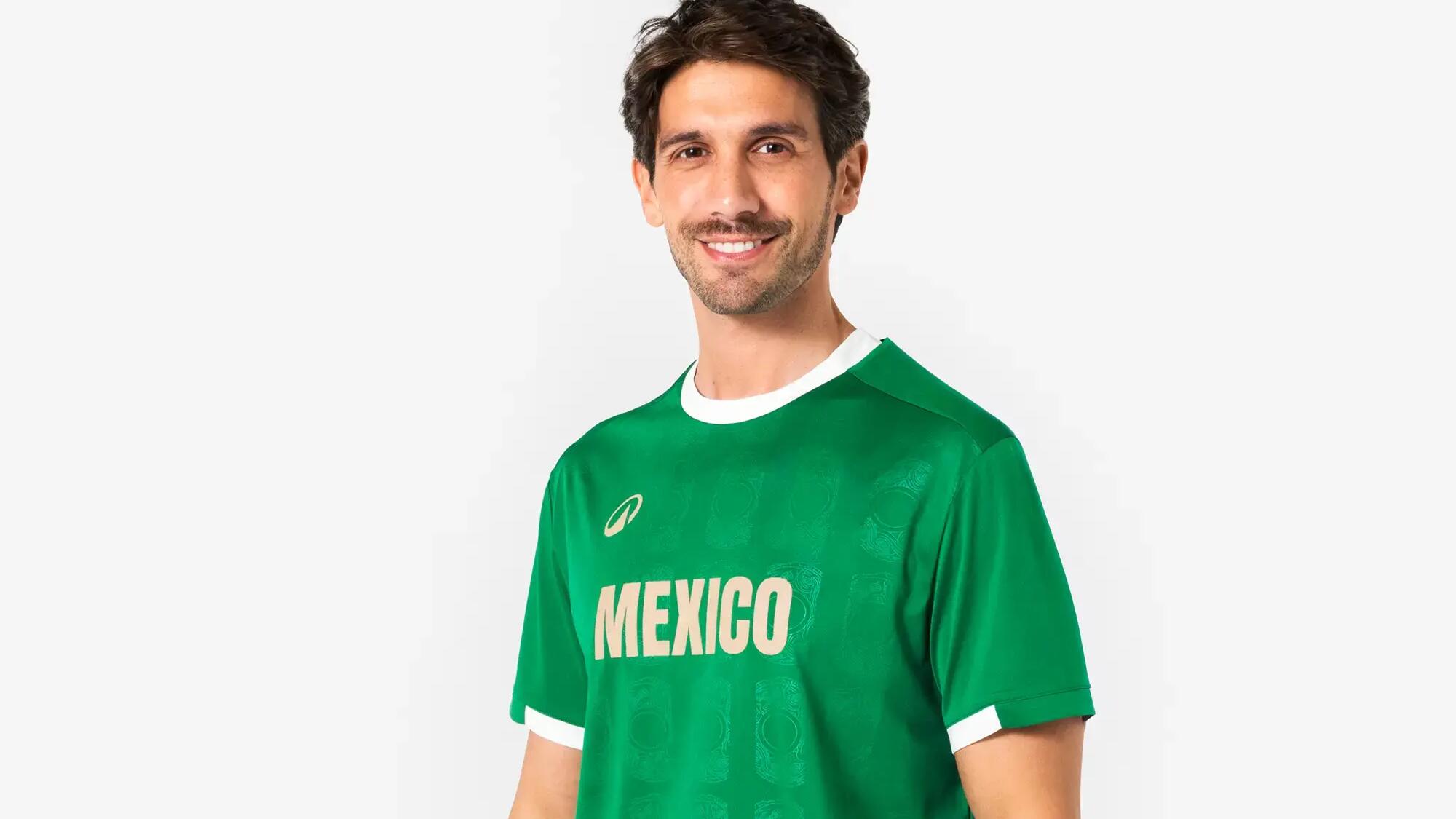 Playera de fútbol México aficionado